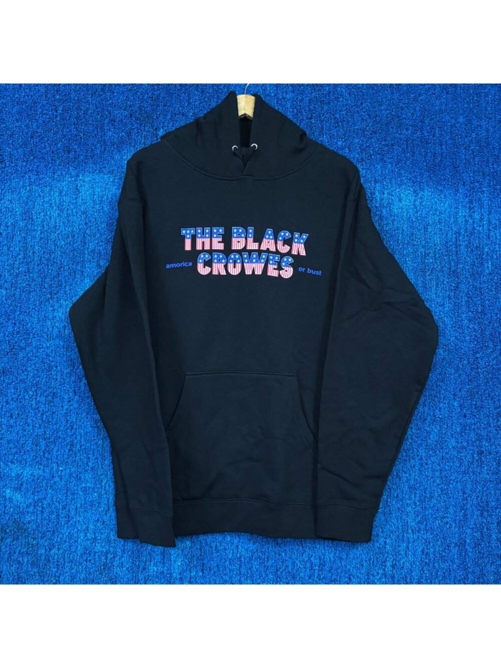 The Black Crowes Amorica or Bust Stars and Stripes Hoodie L